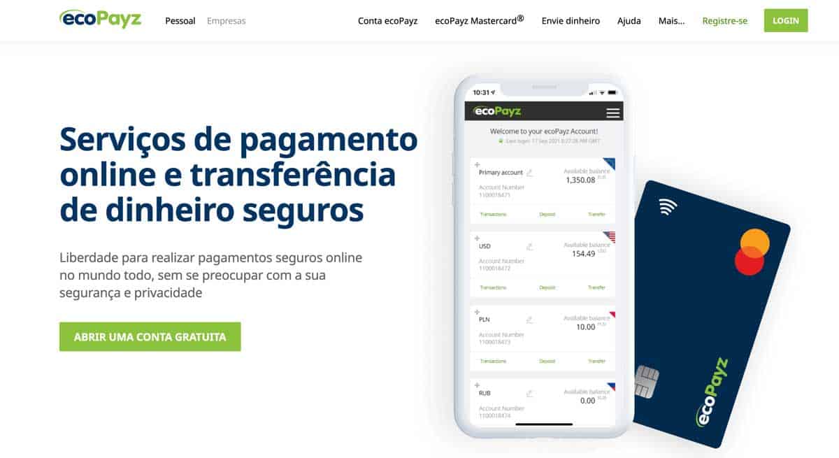 ecopayz website